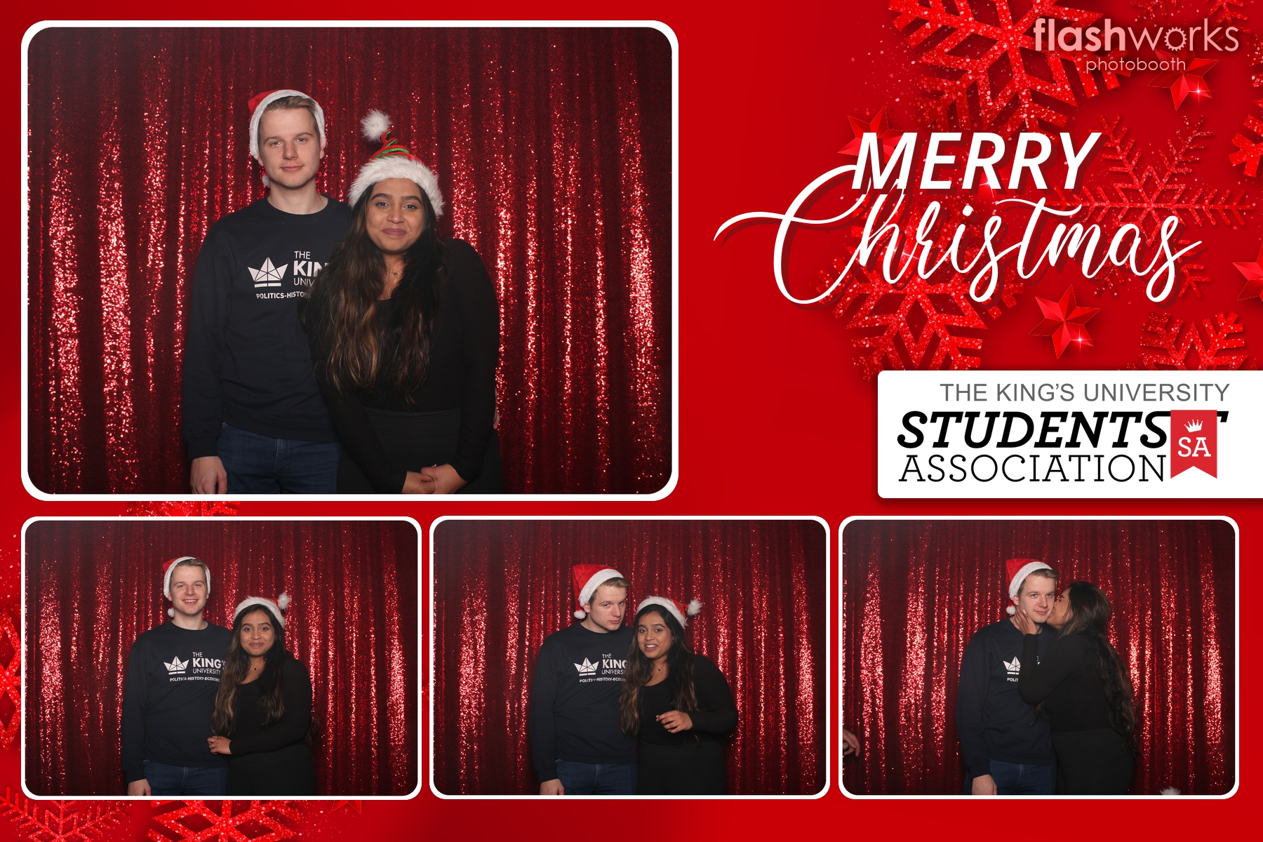 Kings Christmas Party | View more photos from the event at gallery.flashworksphotobooth.com/u/FlashworksPhotoboothInc/Kings-Christmas-Party